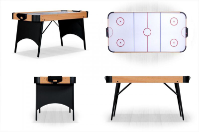 Аэрохоккей weekend «Rider» 5 ф (светло-черный, складной)