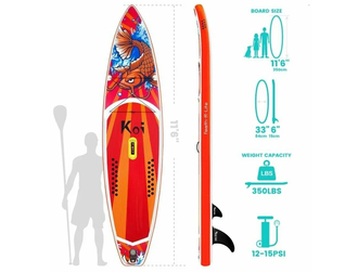 Сапборд FunWater KOI 01E (350 см), 100% оригинал