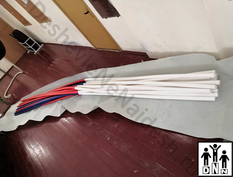 Монтаж ринга на помосте