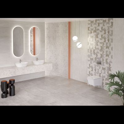 Beton-X, 60х60 см, керамогранит, Cветлый Лаппато Ректификат (9 мм), K949765LPR