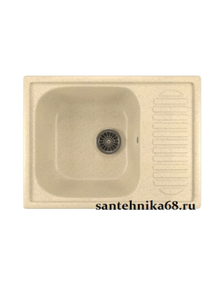 Мойка из искусственного мрамора MIXLINE ML-GM18 прямоугольная с крылом 490*640*190мм