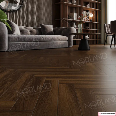 Ламинат Norland Herringbone Elegant Дуб Треско LF303-22 33 класс толщина 8 мм с фаской 1.92 м2