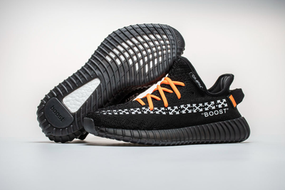 Yeezy x off white black hotsell