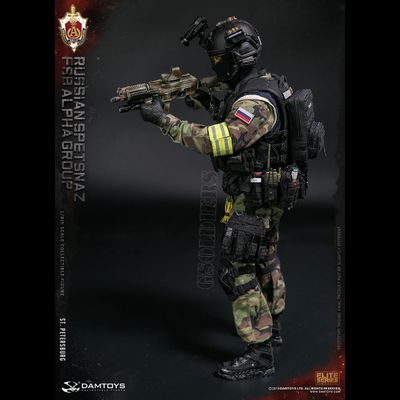 Спецназ ФСБ "Альфа" в Санкт-Петербурге - Коллекционная ФИГУРКА 1/6 scale Aciton Figure RUSSIAN SPETSNAZ FSB ALPHA GROUP St.Petersburg (78071) - DAMTOYS