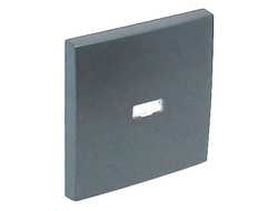 Efapel 90602 TIS, Клавиша для одноклавишного выключателя с подсветкой, серая, Logus 90