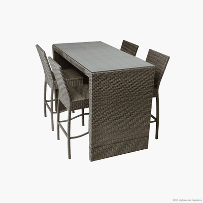 Барное кресло из ротанга