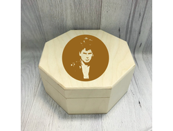 Шкатулка с гравировкой Сектор Газа, Юрий Хой №1