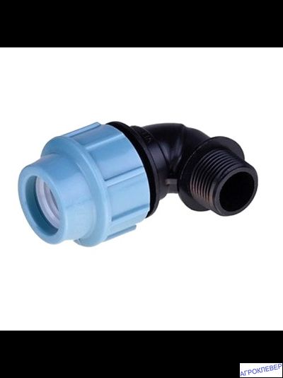 Отвод компрессионный 25х3/4НР