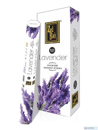 Лаванда (Lavender), Zed Black Fab Series, 1 шт 20 палочек в пачке.
