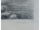 "Сельский пейзаж" бумага карандаш 1899 год