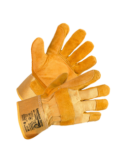 ПЕРЧАТКИ «БАРИБАЛ - ЭКСТРА» ХБ/СПИЛОК EN 388 (4332)