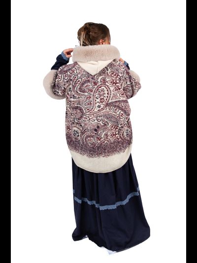 Накидка теплая &quot;Огурцы&quot;