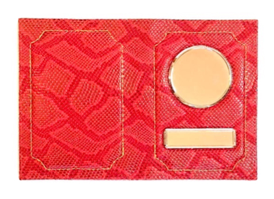 Автодокументы. Питон. Цвет: Красный