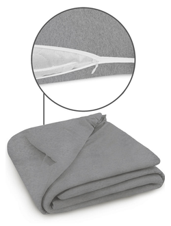 Пододеяльник Cleo трикотажный на молнии 140х205 100% хлопок (меланж) 140/02