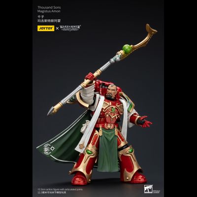 Магистус Амон, капитан Тысячи Сынов (Warhammer Horus Heresy) - КОЛЛЕКЦИОННАЯ ФИГУРКА 1/18 Thousand Sons Magistus Amon (JT5826) - JOYTOY