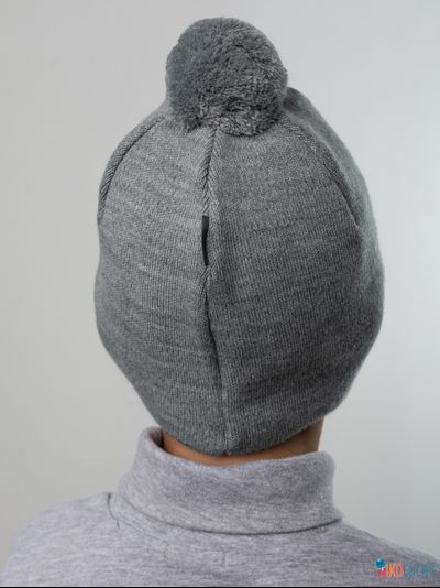 Шапка 24201-02 х/б подклад, серый 52-54