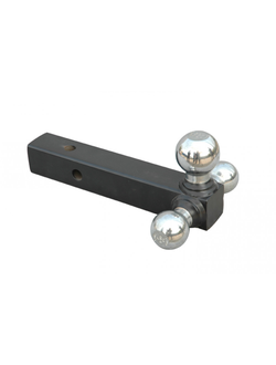 Насадка фаркопа с 3-мя ЧЕРНЫМИ шарами, 1-7/8", 2", 2-5/16", квадратный профиль OffRoadTeam ORT-FE-21