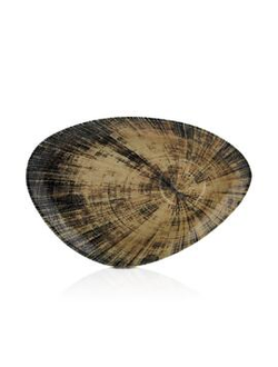 Блюдце 25*17 см чайное Kolezyum Bone