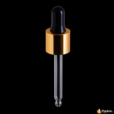 Пипетка Ария 18/410 золотисто-чёрная трубка 68 мм