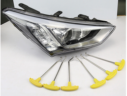 Инструмент GTR для расклеивания фар, 6 ножей, набор