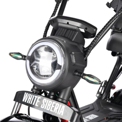 Электроскутер WHITE SIBERIA MINI R 2.0 1200W Черный