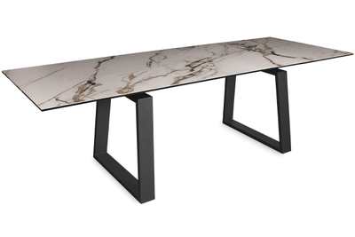 LEONARDO черный /керамика ROSE GOLD NEW 160(+40+40)x90