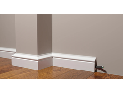 Напольный плинтус Decor-Dizayn DD122, для покраски, влагостойкий, ударопрочный, 2 метра