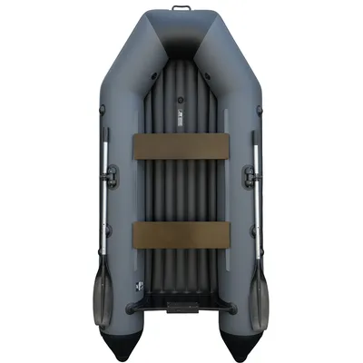 Моторная лодка Аква 2800 НДНД графит/черный вид сверху