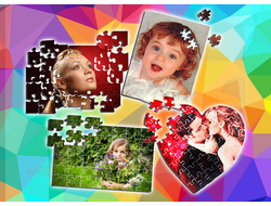 Печать  на пазлах