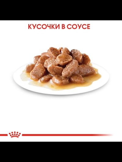 Royal Canin (Роял Канин)  Sterilised Влажный корм (пауч) для стерилизованных кошек, кусочки  в соусе, 85 г