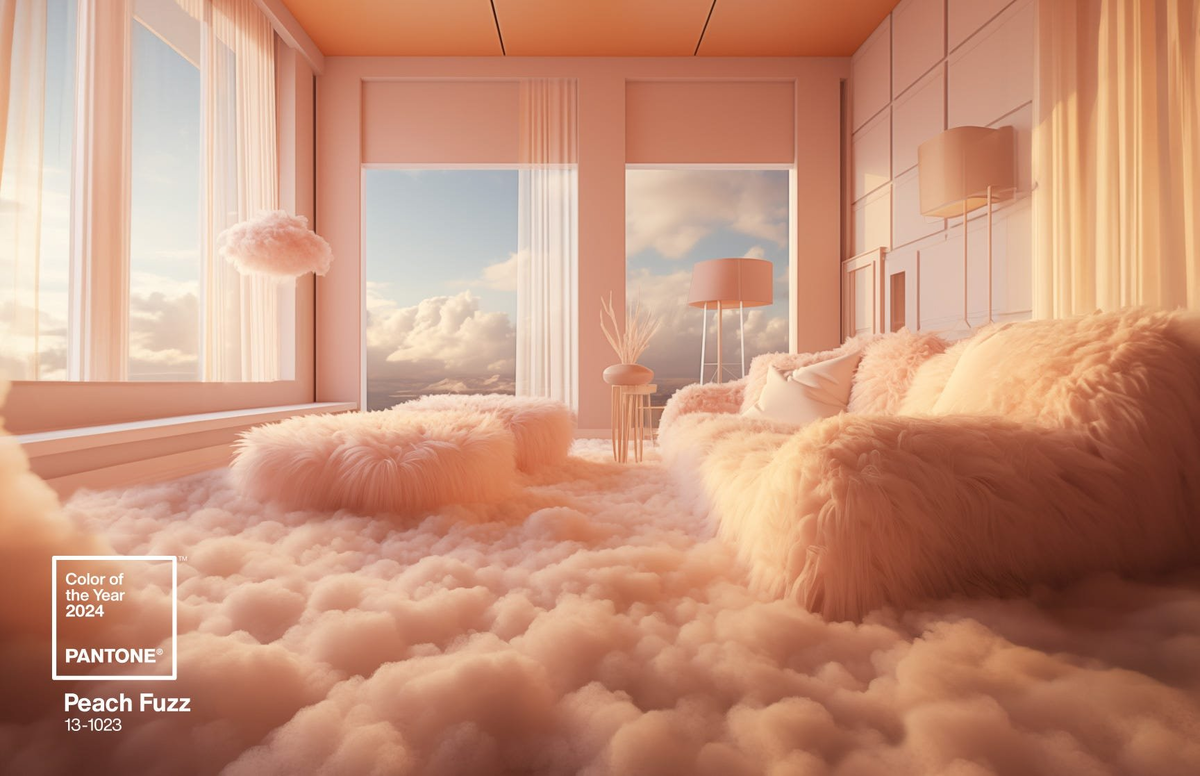 Peach fuzz в интерьере 2024 Peach fuzz в интерьере 2024