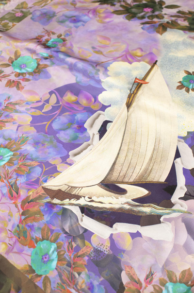 Павловопосадский платок 10134-2