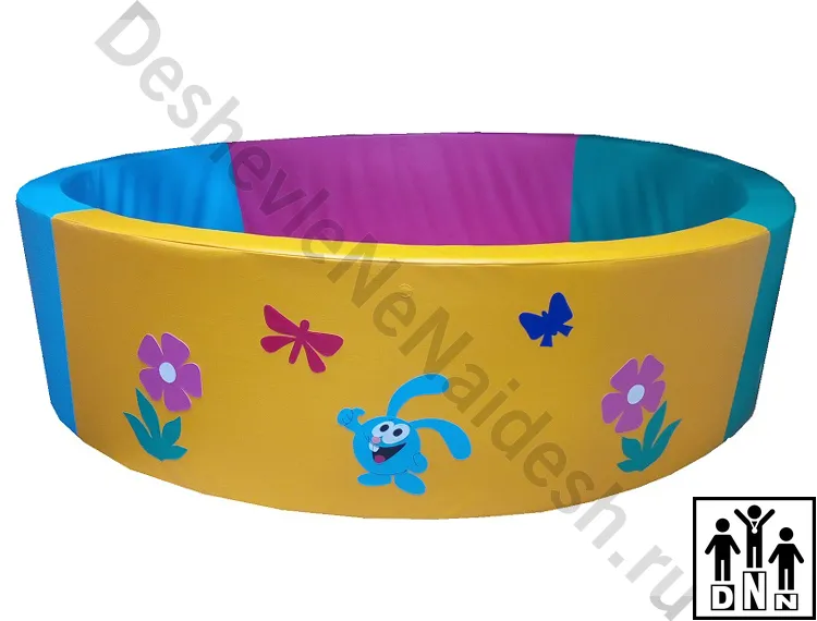 Сухой бассейн круглый Смешарики 2