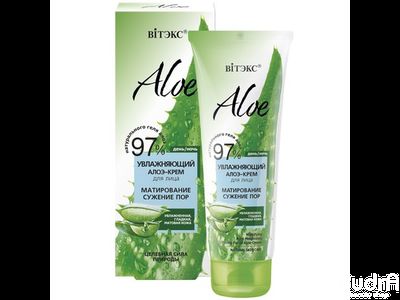 Biтэкс ALOE 97% Увлажняющий алоэ-крем для лица Матирование Сужение пор | Витэкс