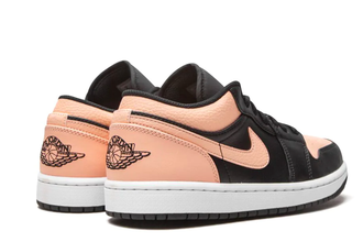 Nike Air Jordan Retro 1 Low Черные с розовым