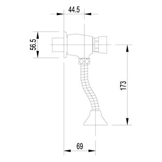 Смеситель для писсуара Project LM4612C