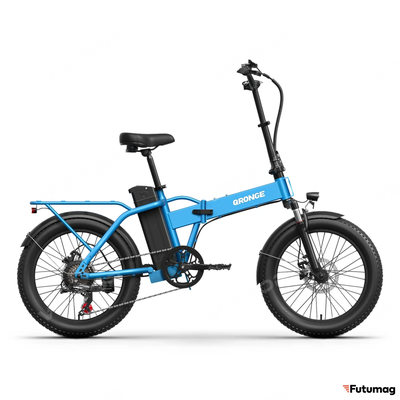 Электровелосипед QRONGE WATERFALL синий