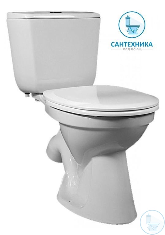 Унитаз SANTEK Бриз косой выпуск с доставкой, демонтажем и установкой