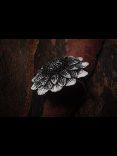 Кольцо "Цветок Угля и Пепла"