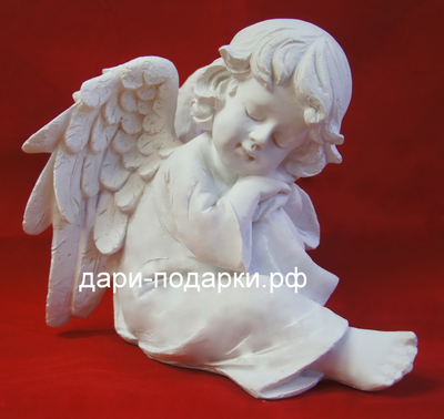 Ангел, спящий на коленке  24*20см   0,8 кг   полистоун Россия 1178//085011