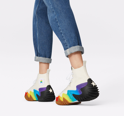 Converse Run Star Motion Hi platform Pride Rainbow