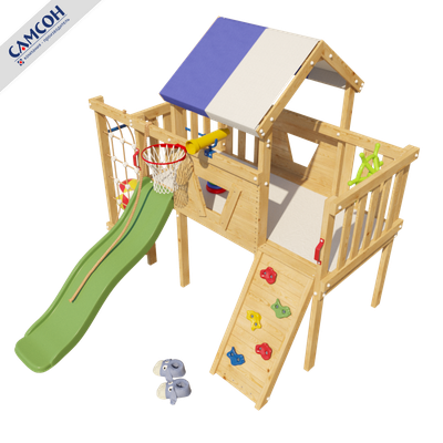 Детская игровая кровать-чердак ВИННИ