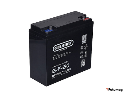 Аккумулятор для ИБП Gelbert 6-F-20 (12V20A/H C20)