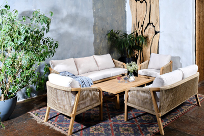 Комплект для отдыха из акации Rimini XL