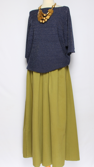 ДЖЕМПЕР  "КИМОНО ЛЮРЕКС ЛОДОЧКА"  изнанка розовый, т синий р.46-52