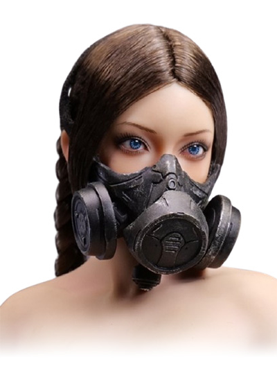 Женский респиратор (газовая маска) - 1/6 Gas Mask (24XG99C) - VSTOYS