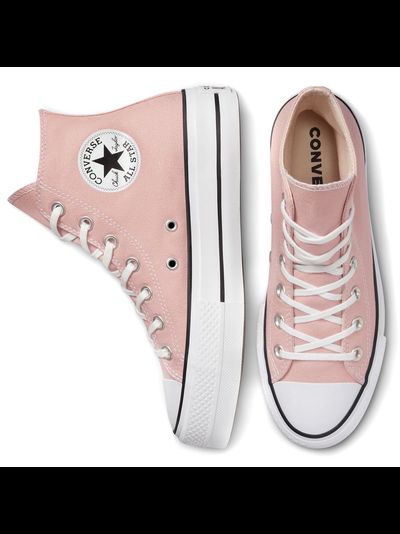Кеды Converse Chuck Taylor All Star Lift Platform Seasonal Color Коралловые Высокие