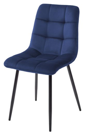 Стул CHILLI BLUVEL-86 NAVY BLUE, велюр М-City