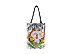 Сумка-шоппер вертикальная год Кролика №35