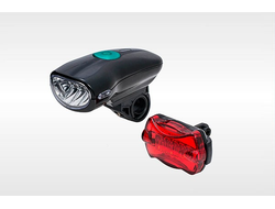 Комплект фонарей: фара передняя + стоп задний